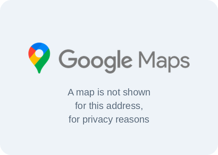 A map is not shown for this address, for privacy reasons